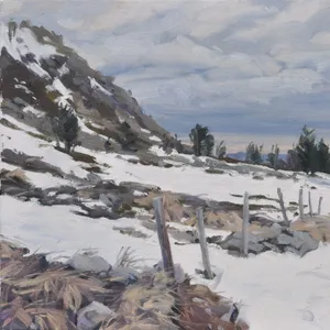 Winter light over the Mézenc