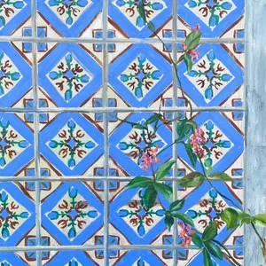 Summer tiles of Lissabon