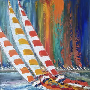 Coucher de soleil sur les voiles… (ESPRIT VOILE)