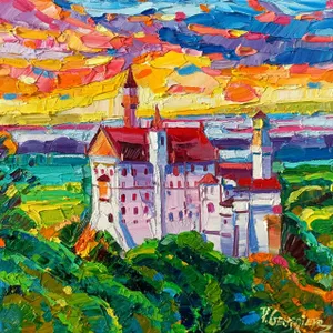 Neuschwanstein Castle - Art box