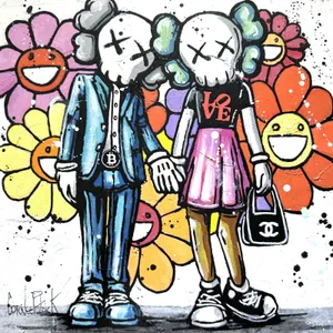 Kaws is in LOVE