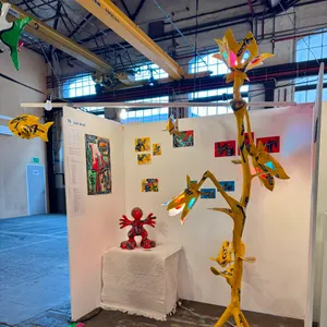 Flower Power Lamp "Jean-Michel"