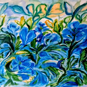 Jardin en Bleu