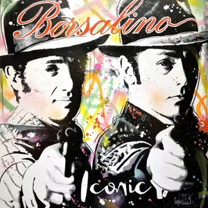 Jean Paul Belmondo et Alain Delon, Borsalino
