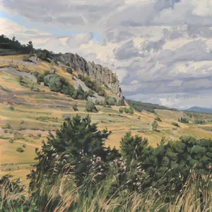 Premier septembre, vent sur le massif du Mézenc