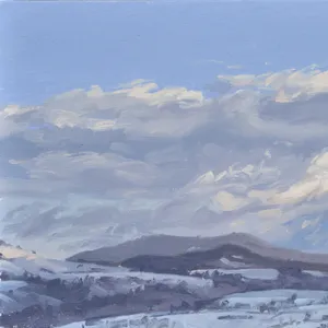 Vingt janvier, neige, lever de soleil