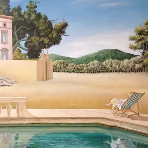 The house behind the hills