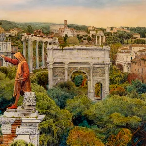Cola Di Rienzo Nel Foro Romano