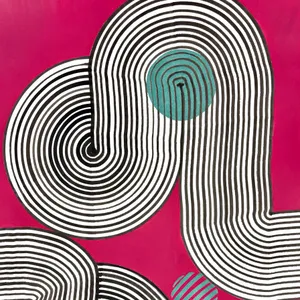 A magenta turn