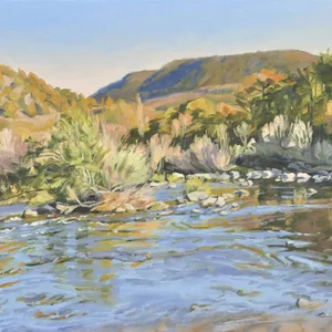 Lumière d'automne sur la Loire