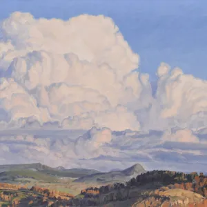 Quinze novembre, nuage au-dessus des Roches de Mariol