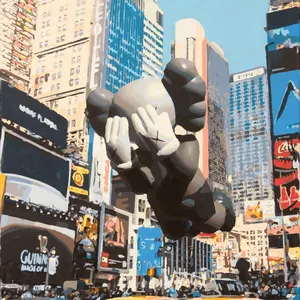 Kaws does New York