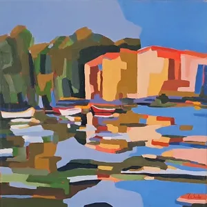 Riverside houses