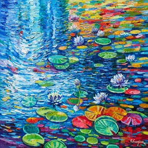 Water liliees reflections 3