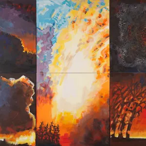 THE WORLD IS AFLAME