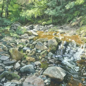 La Sumène, à travers roches