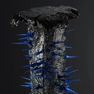 Le Coin Aux Epines Bleues - Stèle photographique.