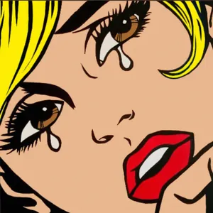 RED LIPS BLONDIE