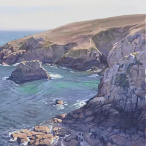 Cap Sizun, crique, lumière du matin