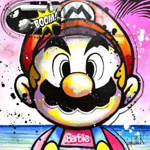Super Mario loves Barbie