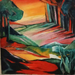 Zyklus Sonnenlandschaften XIX