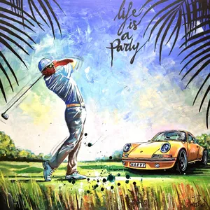 Mon golf, ma Porsche et moi