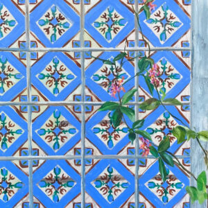 Summer tiles of Lissabon