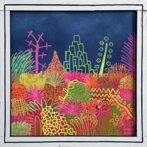 CORAL – White Frame – Medium