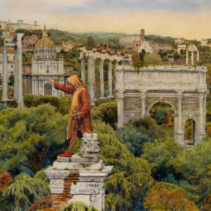 Cola Di Rienzo Nel Foro Romano