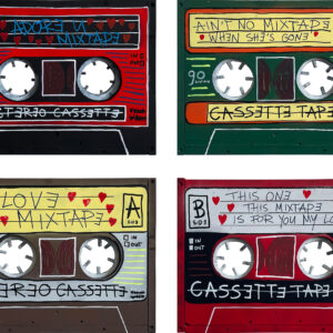 MIXTAPE – SET OF 4 LOVE MIXTAPES – Set 02