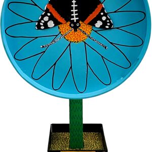 BLOOMTABLE – LIGHT BLUE ASTER – VANESSA ATALANTA BUTTERFLY