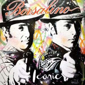 Jean Paul Belmondo et Alain Delon, Borsalino