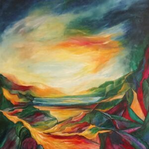 Le Lac au coucher de soleil